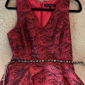 WHBM Red Rose Dress